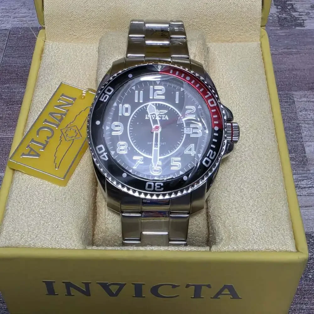 Invicta 6008 Mens Pro Diver Abyss Watch Silver Stainless Steel New Needs Battery
